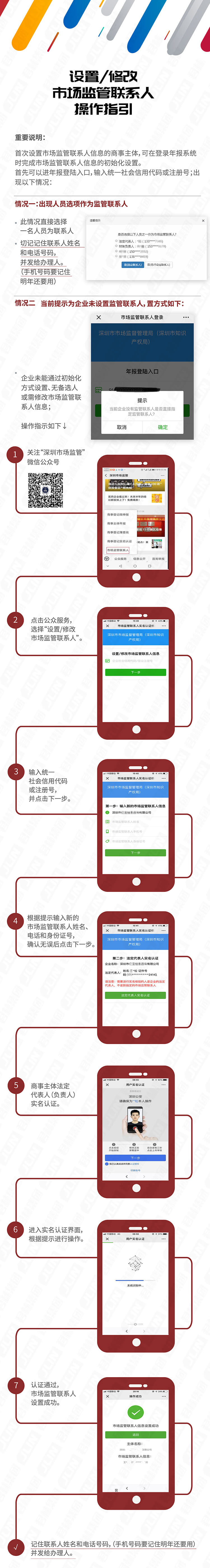 深圳市商事主體設(shè)置市場(chǎng)監(jiān)管聯(lián)系人 